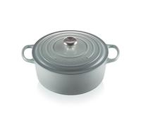 Le Creuset Signature Enamelled Cast Iron Round Casserole Dish With Lid, 28 cm, 6.7 Litre, Sea Salt