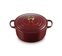 Le Creuset Signature Garnet Cast Iron 28cm Round Casserole