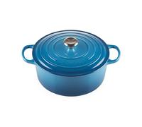 Le Creuset Signature Enamelled Cast Iron Round Casserole Dish With Lid, 28 cm, 6.7 Litres, Marseille, 21177282002430