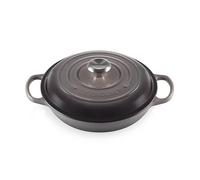 Le Creuset Signature Flint Cast Iron 26cm Shallow Casserole