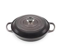 Le Creuset Signature Cast Iron Shallow Casserole in Flint 30cm