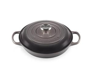 Le Creuset Signature Flint Cast Iron 30cm Shallow Casserole
