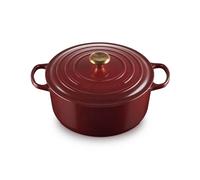 Le Creuset Signature Garnet Cast Iron 28cm Round Casserole