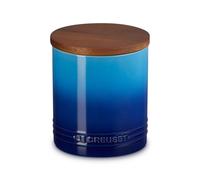 Le Creuset Signature Salt Cellar and Storage Canister with Wood Lid 1.2 qt. Marseille
