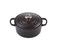Le Creuset Signature Satin Black Cast Iron 20cm Round Casserole