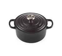 Le Creuset Signature Satin Black Cast Iron 24cm Round Casserole