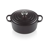 LE CREUSET Signature Cast Iron Round Casserole, 26 cm - Satin Black