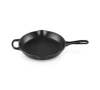 Le Creuset Signature Satin Black Cast Iron 26cm Round Skillet