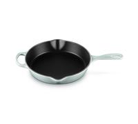 Le Creuset Signature Sea Salt Cast Iron 26cm Deep Skillet with Metal Handle