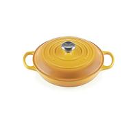 LE CREUSET Signature Sh.Casserole/braiser 26cm Nectar SS Knob
