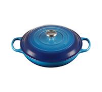 Le Creuset Signature shallow casserole 3.5 l Azure blue