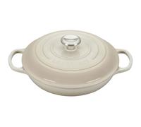 Le Creuset Signature shallow casserole 3.5 l Meringue