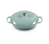 Le Creuset Signature shallow casserole 3.5 l Sea Salt