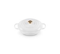 Le Creuset Signature shallow casserole 3.5 l White