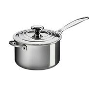 Le Creuset Signature Stainless Steel 20cm Saucepan With Lid