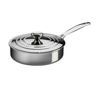Le Creuset Signature Stainless Steel 24cm Saute Pan With Lid