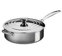 Le Creuset Signature Stainless Steel 24cm Saute Pan With Lid