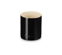 Le Creuset Signature stoneware cutlery and utensil jar 1.1 L Black