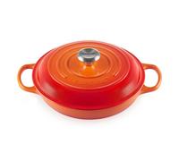 Le Creuset Signature Cast Iron Shallow Casserole Dish in Volcanic 30cm