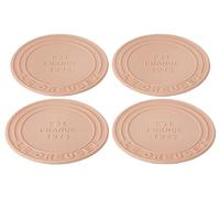 Le Creuset Silicone Coaster, Set of 4, Peche