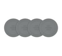 Le Creuset Silicone Coasters (est. 1925), Set of 4, Oyster