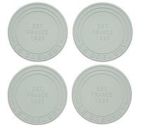 Le Creuset Silicone Coasters (est. 1925), Set of 4, Sea Salt
