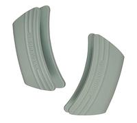 Le Creuset Silicone Set of 2 Handle Grips, 5" x 2 1/2" each, Sea Salt