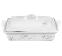 Le Creuset Stoneware 4 qt. Heritage Covered Casserole, Marble Collection Rectangular Baker
