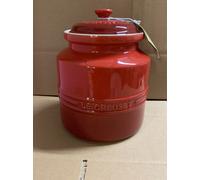 Le Creuset Cerise Biscuit Jar