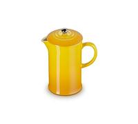 LE CREUSET Stoneware Cafetière French Press with Stainless Steel Plunger, 1 Litre, Serves 3-4 Cups, Nectar, 60706086720003