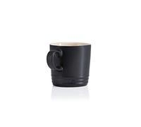 LE CREUSET Stoneware Cappuccino Mug, 200 ml, Matte Black, 70303200000099