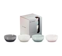 Le Creuset Stoneware Coupe Cereal Bowls - Set of 4, New