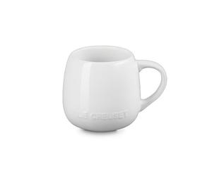 Le Creuset Stoneware Coupe Mug, 320ml - White