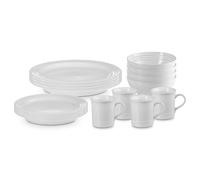Le Creuset Stoneware Dinnerware Set, 16 pc., White