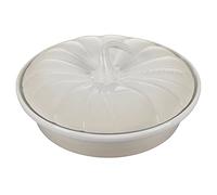 LE CREUSET Stoneware Figural Pumpkin Baker with Lid, 9", Meringue