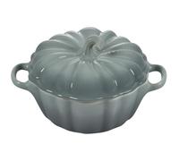Le Creuset Stoneware Figural Pumpkin Petite Cocotte 12 oz. Sea Salt