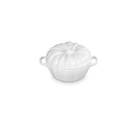 Le Creuset Stoneware Figural Pumpkin Petite Cocotte, 12 oz., White