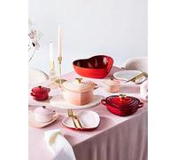 Le Creuset Shell Pink Stoneware 23cm Heart Plate