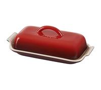 Le Creuset Stoneware Heritage Butter Dish, Cerise
