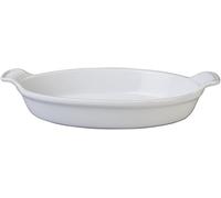 Le Creuset Stoneware Heritage Oval Au Gratin, 6 oz. (6.5"), White