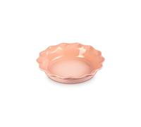 Le Creuset Stoneware Heritage Pie Dish, 9", Peche