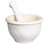 Le Creuset Stoneware Mortar & Pestle, 300ml White