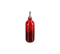 Le Creuset Stoneware Olive Branch Collection Oil Cruet, 20 oz., Cerise