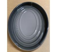 Le Creuset Stoneware Oval Spoon Rest - Flint (New)