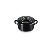 LE CREUSET Stoneware Petite Round Casserole, 0.25 L, Black Onyx, 71901101400000