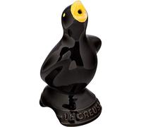 Le Creuset Stoneware Pie Bird, 3.25", Black with Yellow Beak