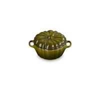Le Creuset Stoneware Pumpkin Mini Cocotte, 12 oz., Olive