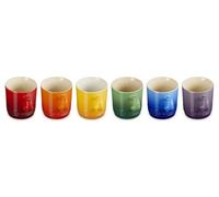 Le Creuset Rainbow Set of 6 350ml Mugs
