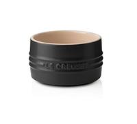 Le Creuset Stoneware Ramekin with straight wall, Stackable, 200 ml, Matte Black, 70403200000099