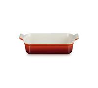 LE CREUSET Stoneware Rectangular Dish, Cerise, 26 cm